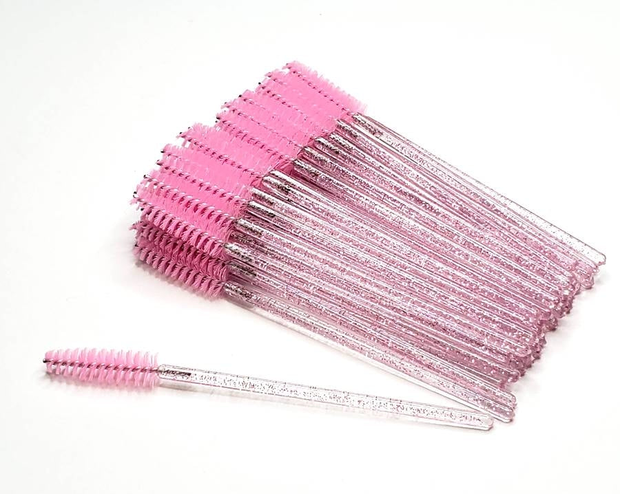Lash Brushes (Pink) - 50 per pack